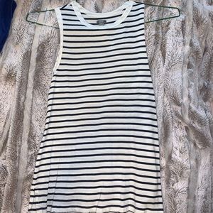 Aerie Blue and White Striped Tank